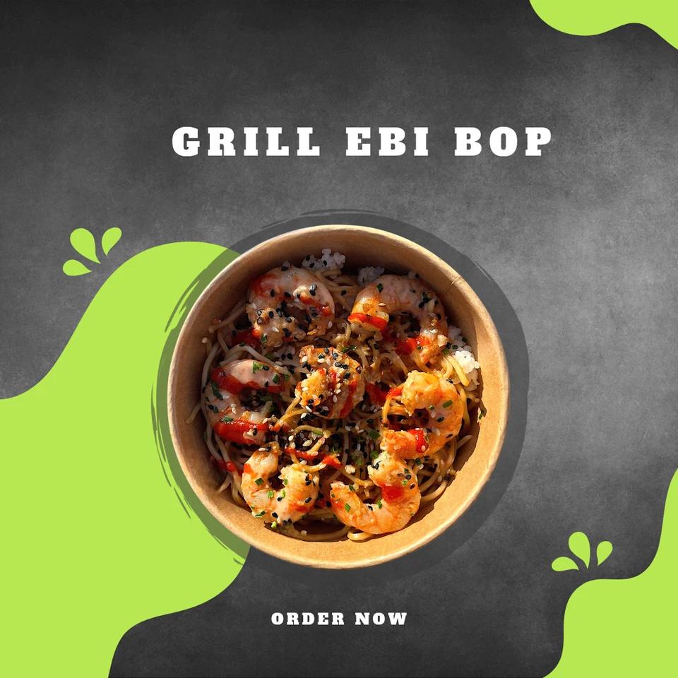 Grill Ebi Bop (Korean Street Bowls)