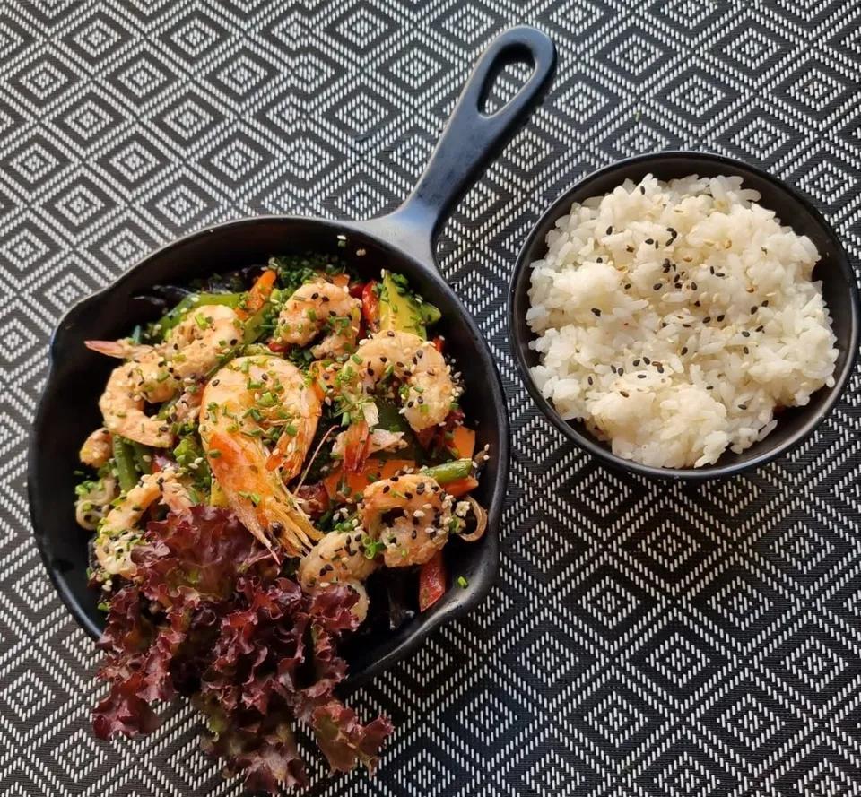 Plat Thaï Gambas