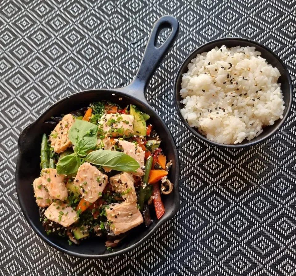 Plat Thaï Saumon