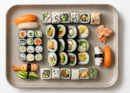 Origamix Assortiment De Sushi 42 pièces
