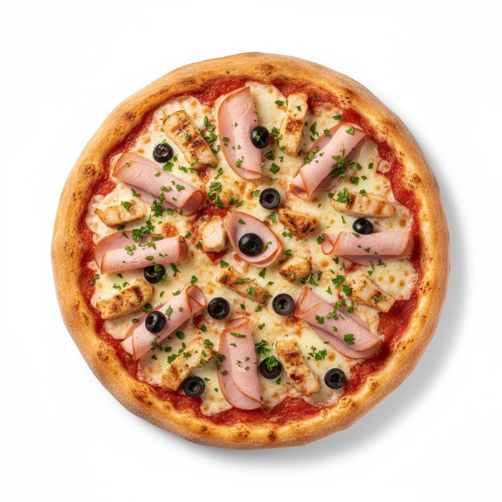 Pizza Dinde Fumé