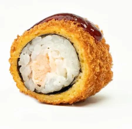 Cruchy Roll Saumon cheese (6 Pièces Hoso Maki frit au Panko)