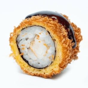 Cruchy Roll Crevette (6 Pièces Hoso Maki frit au Panko)