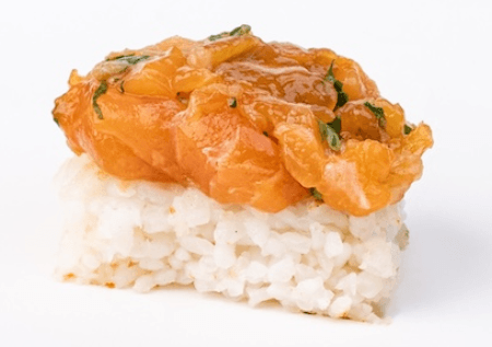 Sushi Cake Tartare de Deux Saumons  (4 pièces)