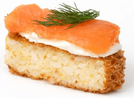 Sushi Panko Saumon Fumé et Fromage à la Crème (4 pièces)