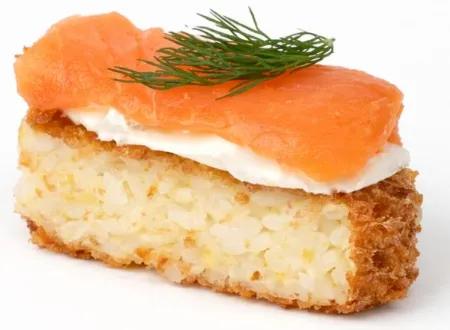 Sushi Panko Saumon Fumé et Fromage à la Crème (4 pièces)