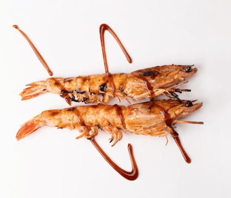 Brochettes Yakitori Crevettes royales