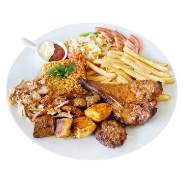 Plat Shawarma Arabe Mixte