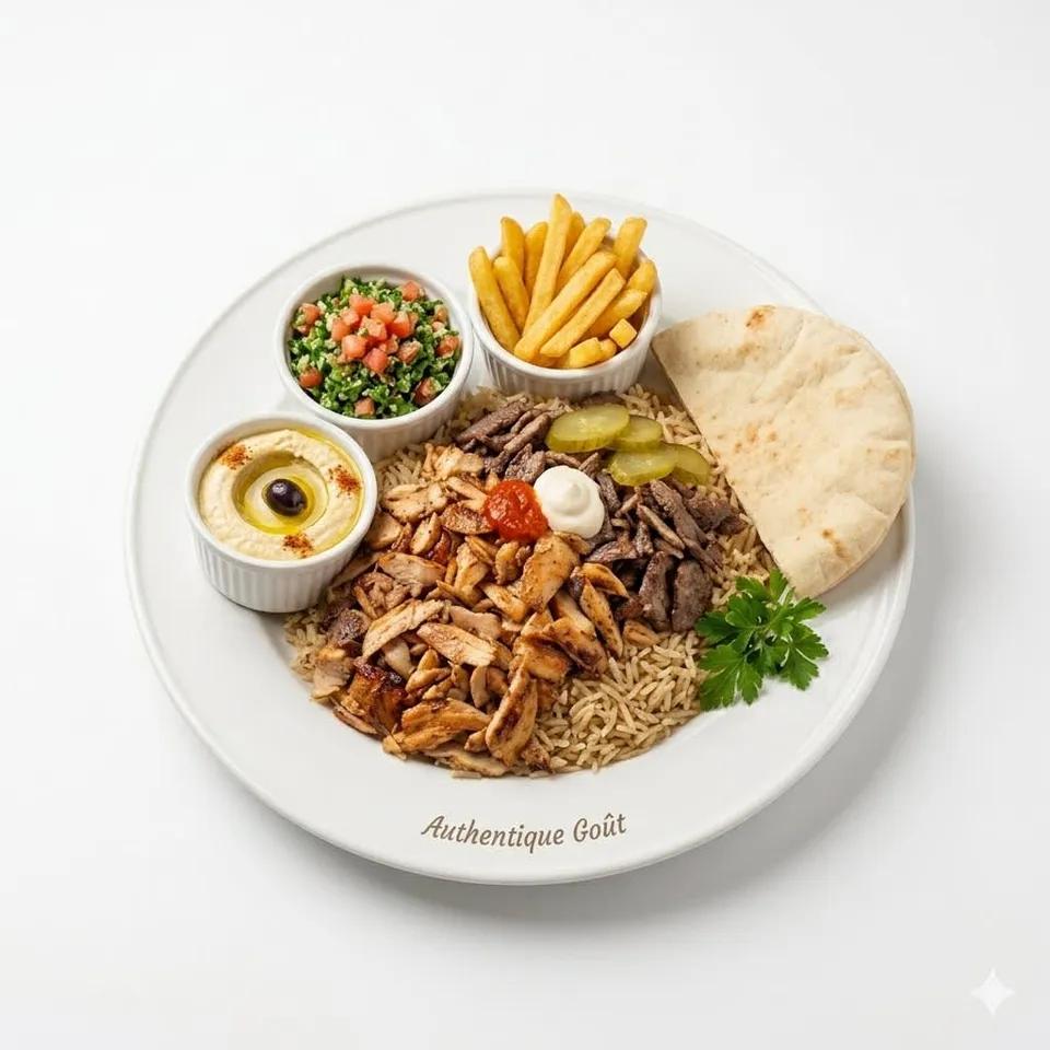 Plat Riz Shawarma Poulet