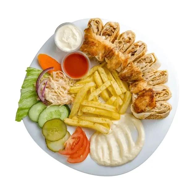 Plat Shawarma Arabe Poulet