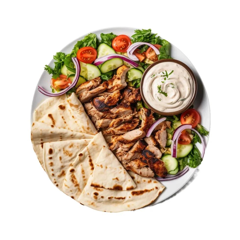 Plat Riz Shawarma Mixte