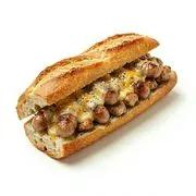 Sandwich Saucisse De Poulet Fromage