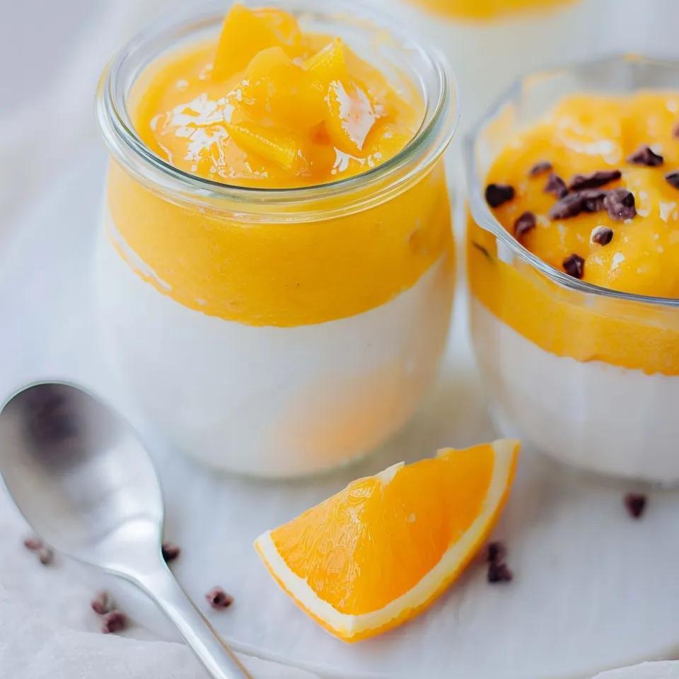 Panna Cotta orange