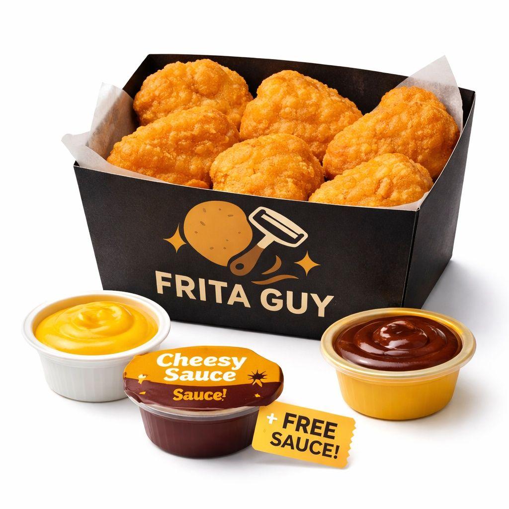 Chicken nuggets (5 Pieces + sauce for free)