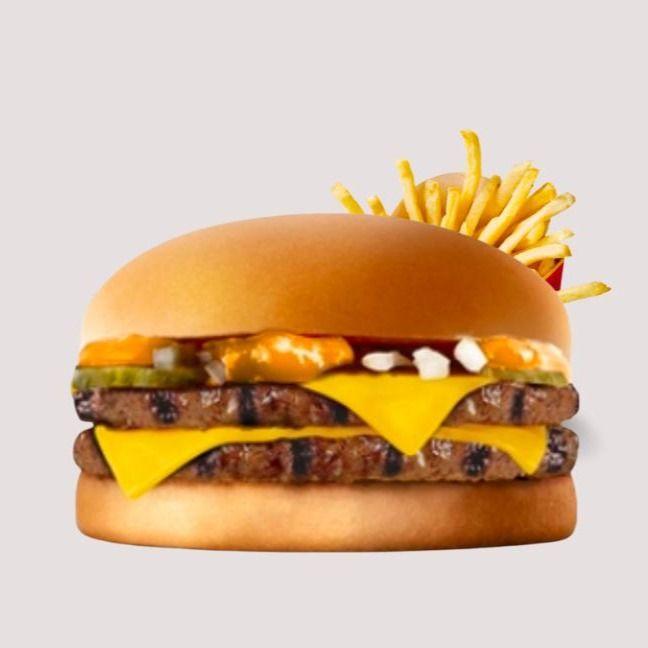 Double cheeseburger