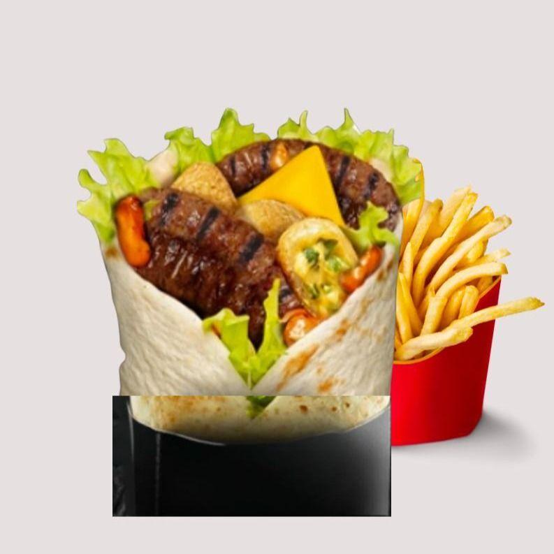 Wrap beef
