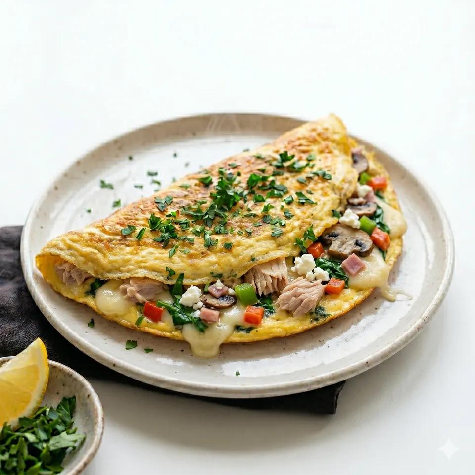 Omelette Poulet
