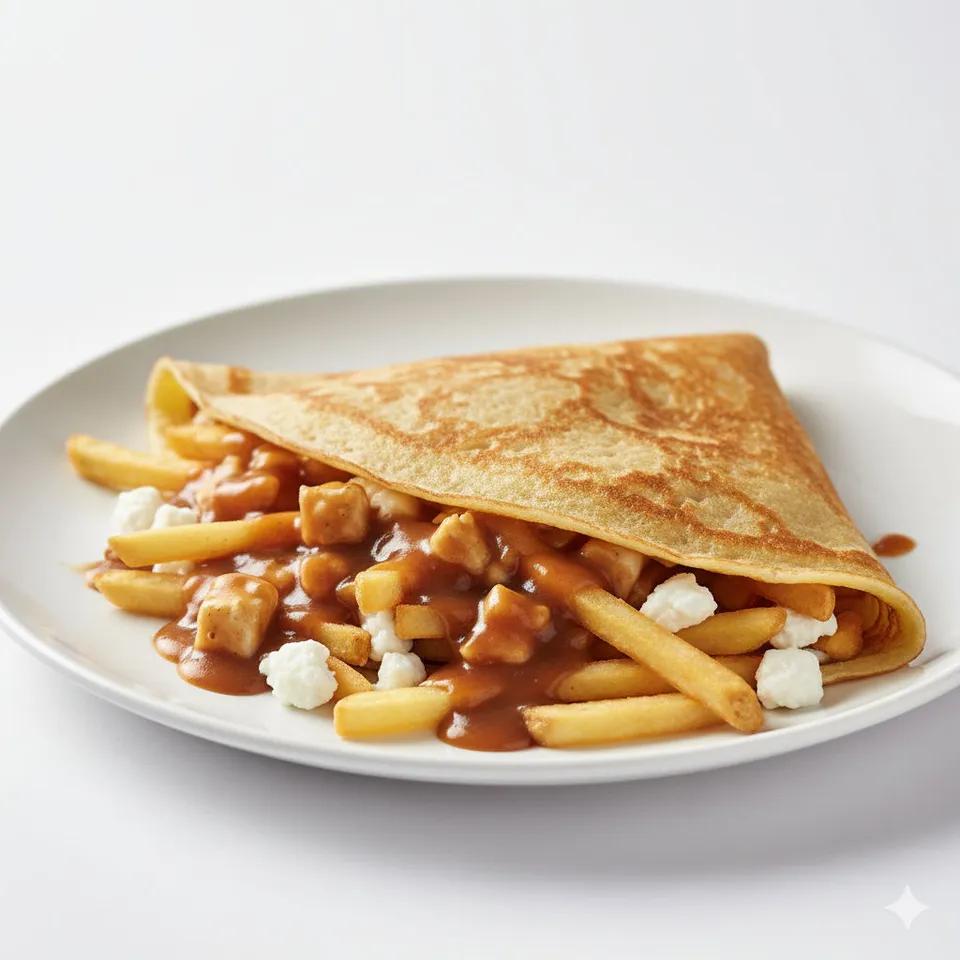 Crêpes salées au poulet