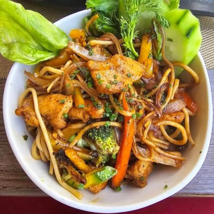 Wok poulet