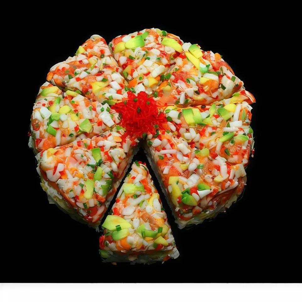 Pizza sushi poka 8 pc