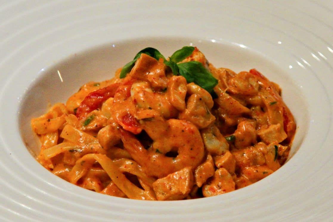 Pâtes Cajun Chicken And Shrimp Pasta