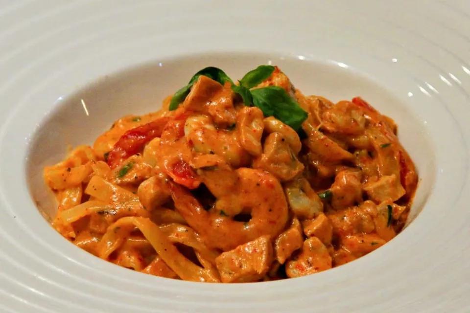 Pâtes Cajun Chicken And Shrimp Pasta