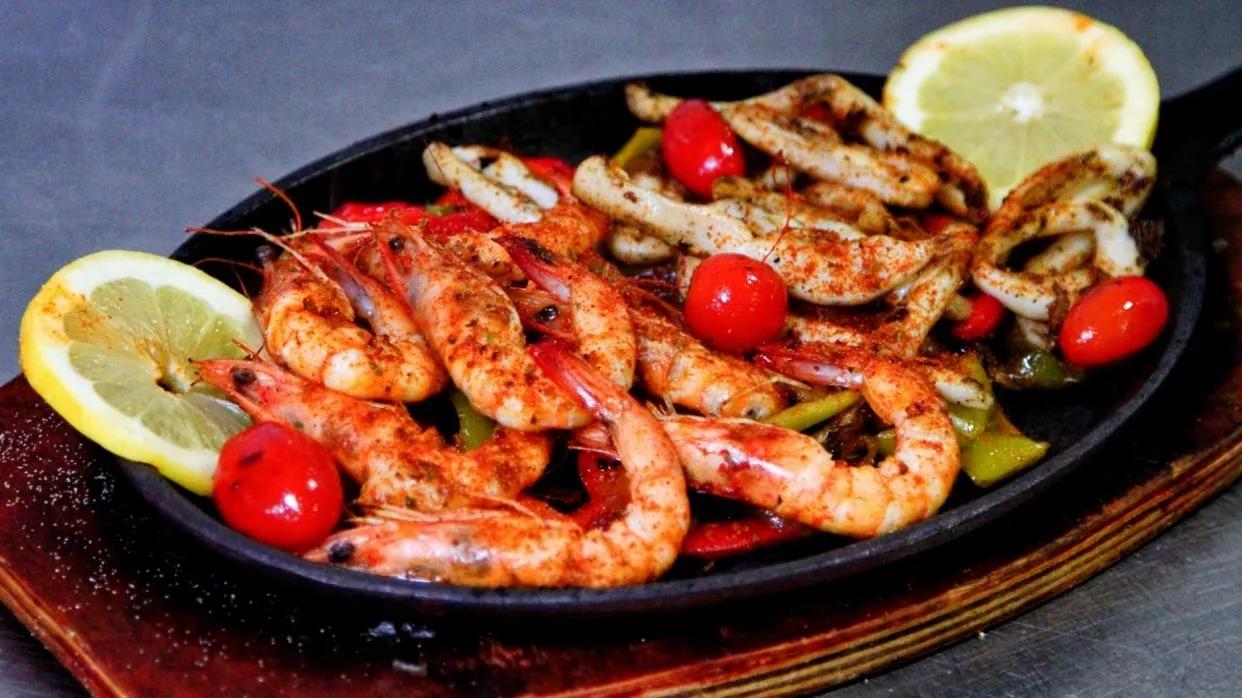 Seafood Fajitas