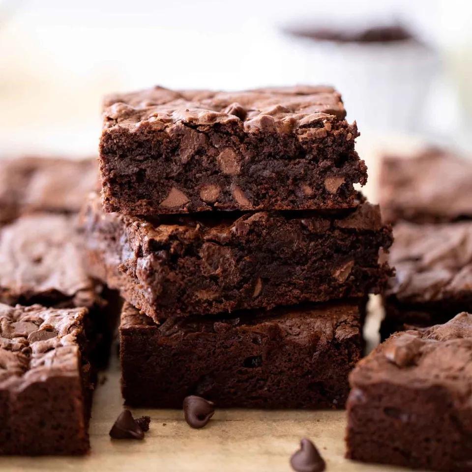 Double Chocolate Fudgy Brownie