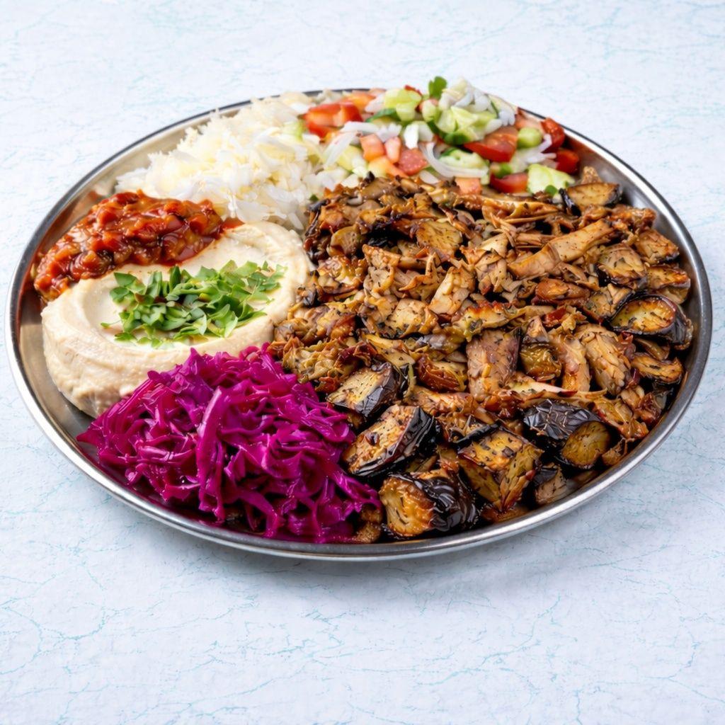 Plat Chicken Shawarma