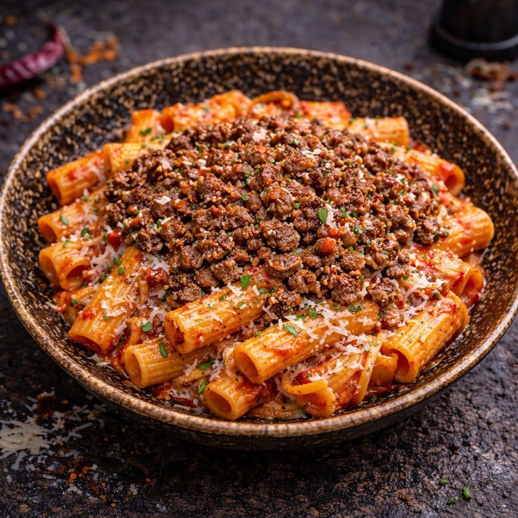 Carne Arrabiata Pasta Bowl