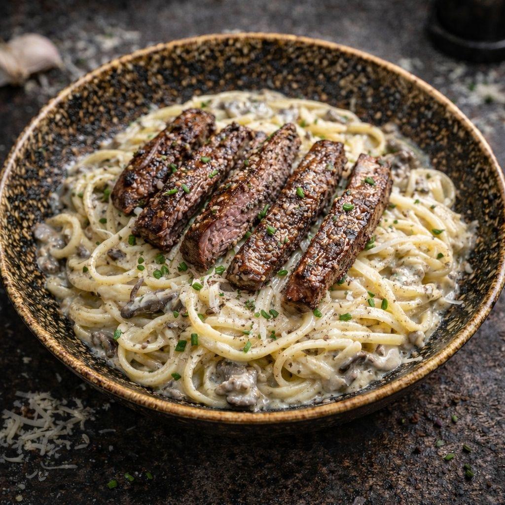 Beef Truffle Pasta Bowl