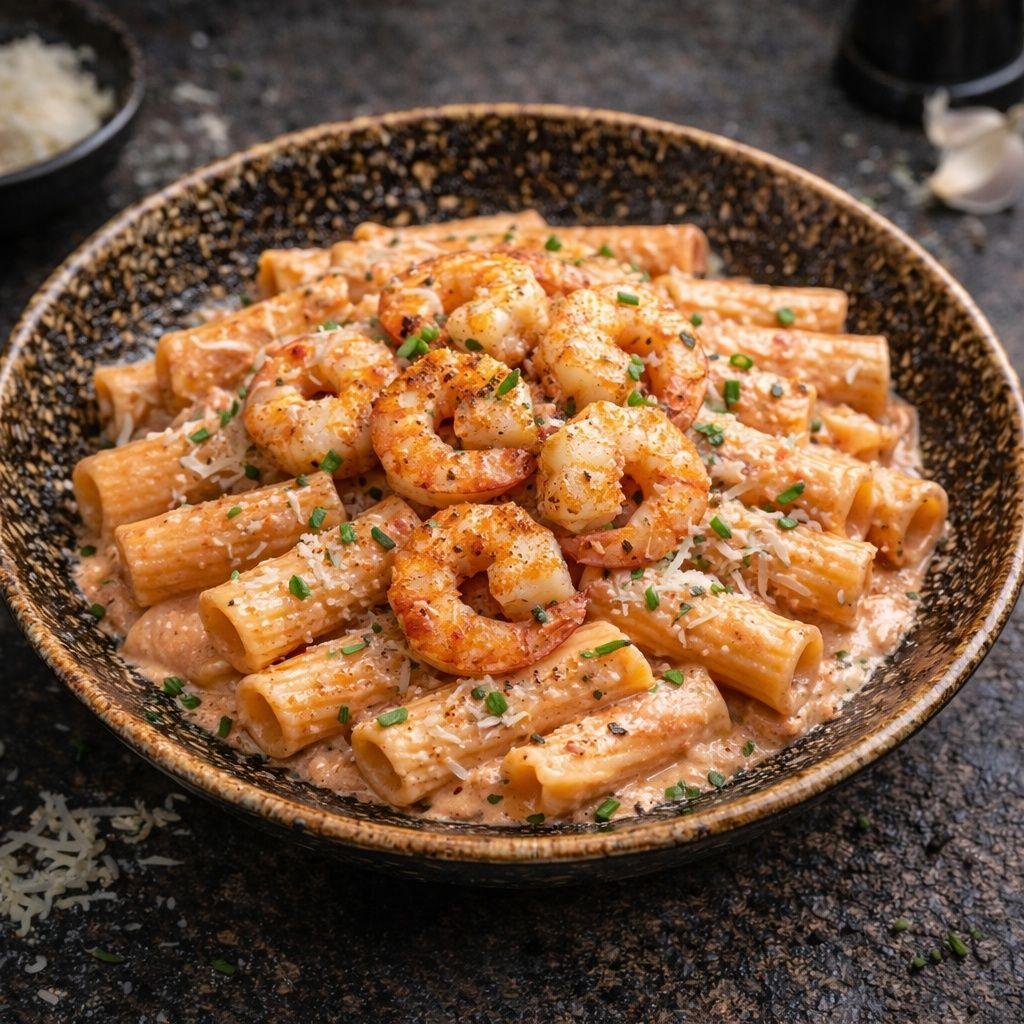 Gambas Pink Pasta Bowl