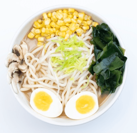 Soupe Misoramen Wakame, Maïs