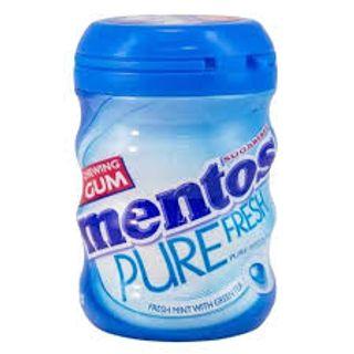 MENTOS Gum à la menthe fraîche pure, Jarre bleue