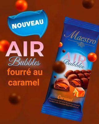 Maestro Bubble fourré au caramel