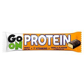 Barre De Protéine Saveur Vanille Et Chocolat Enrichie De Vitamines 50G - Go On