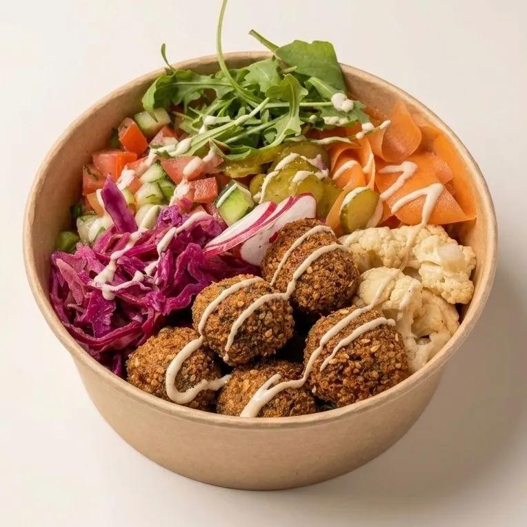 Pickled Veggie Falafel