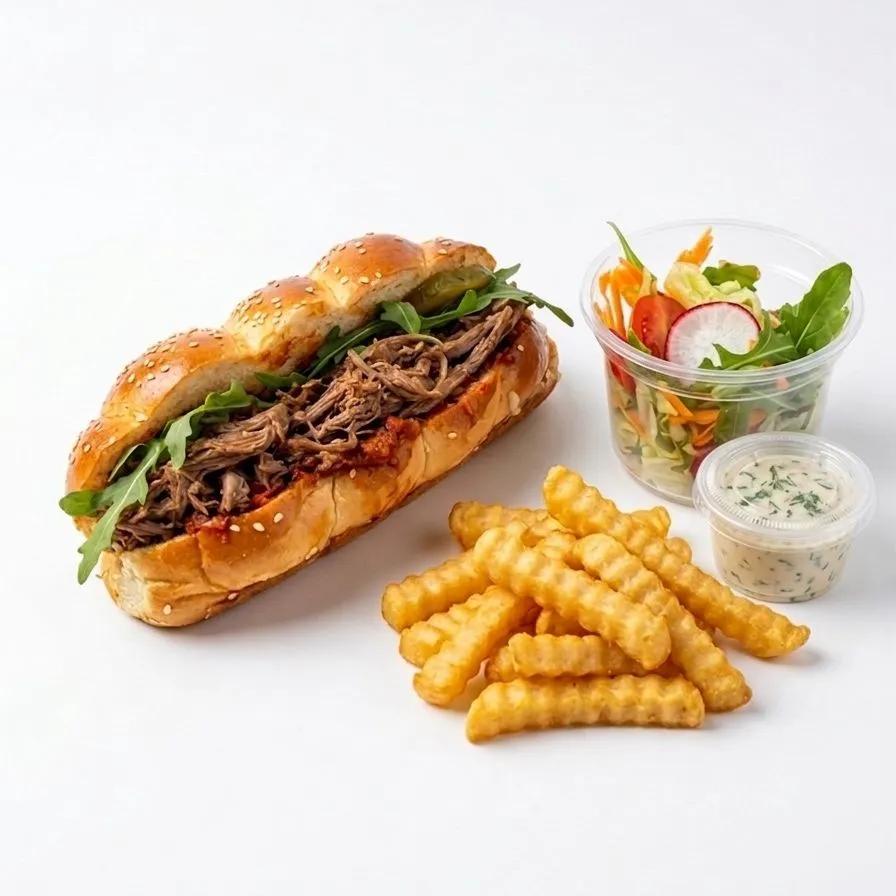 Melted beef challah