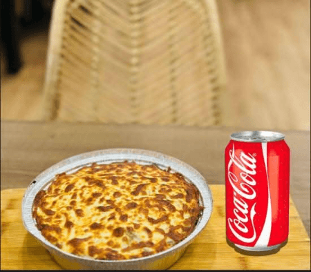 Pasticcio dinde fumé e + Boisson
