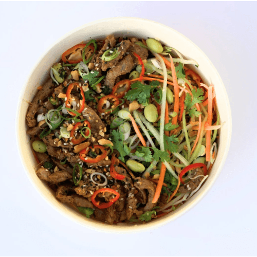 Crunchy Beef Bowl