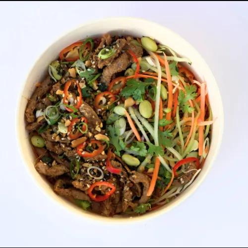 Crunchy Beef Bowl