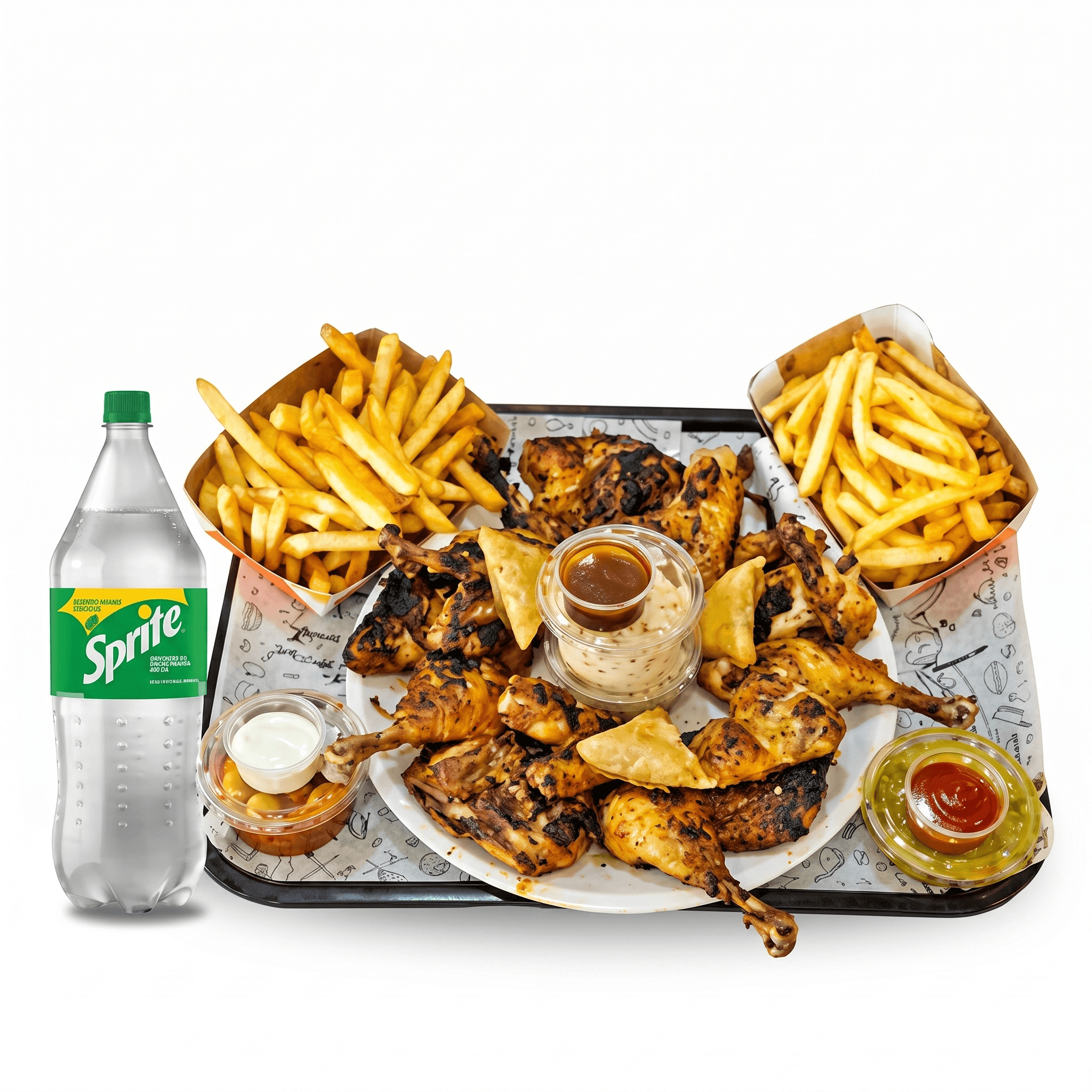 Family Meal Grilled