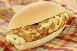 Sandwich omelette thon fromage