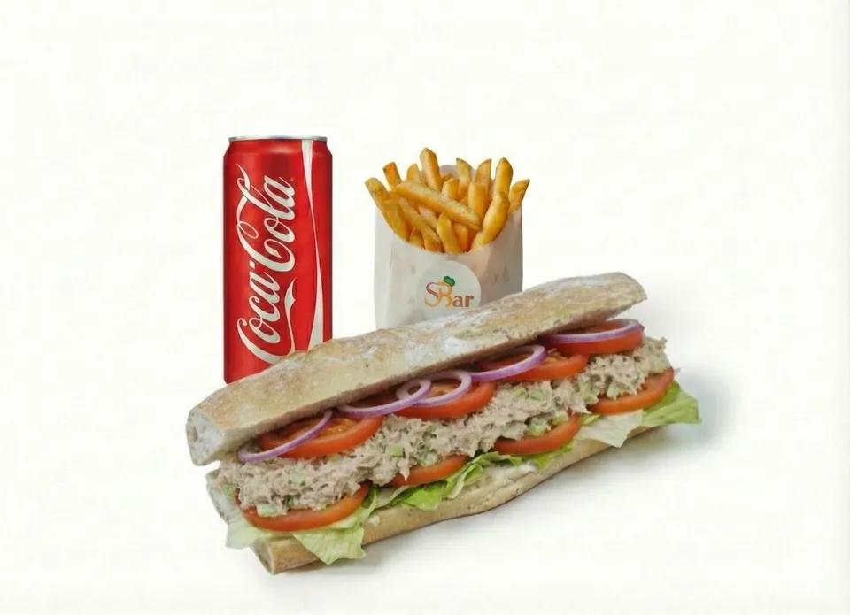 Sandwich Thon avec FRITES ET BOISSON