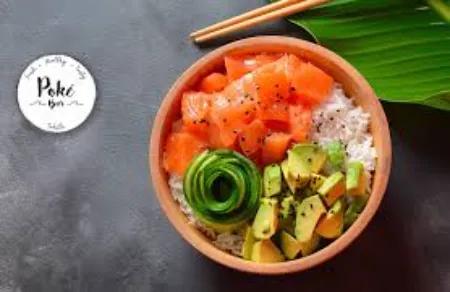 Hawaiian bowl + salade de fruits