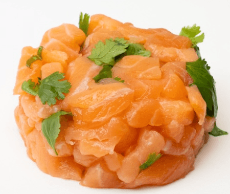 Tartare de deux saumons au gingembre