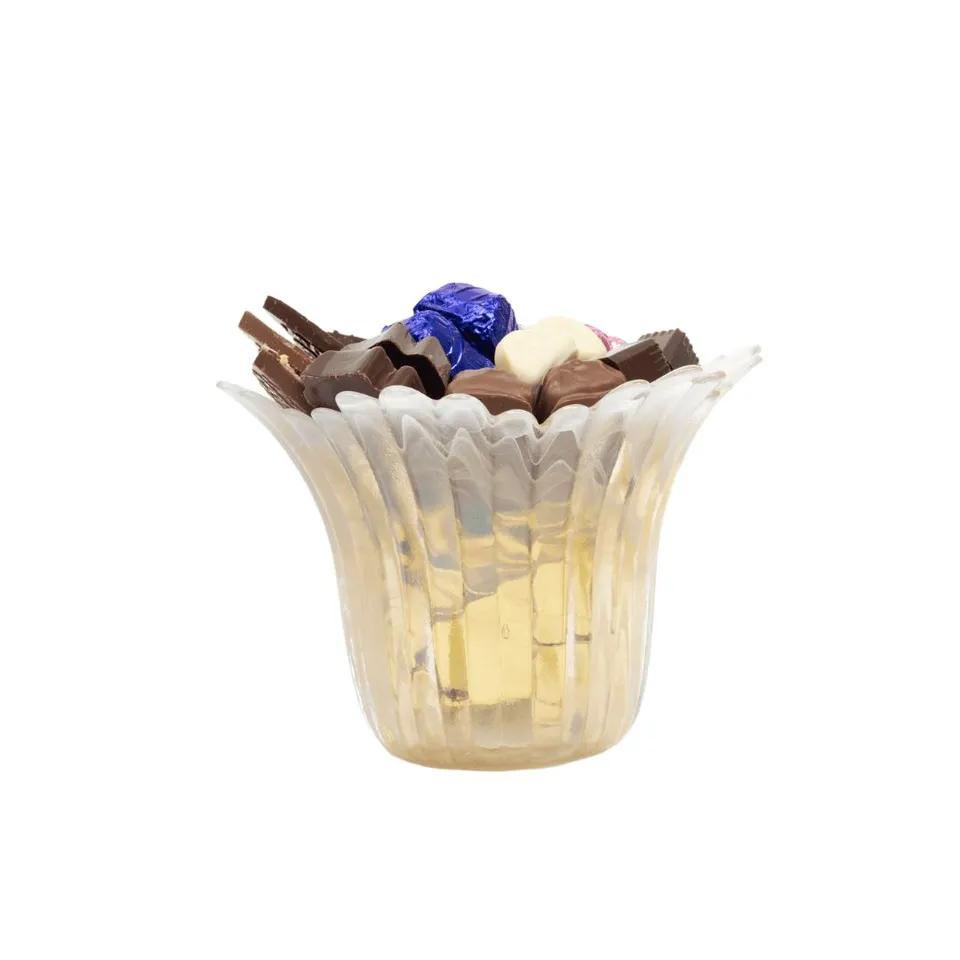 Coupelle Dorée avec 250 g de chocolat