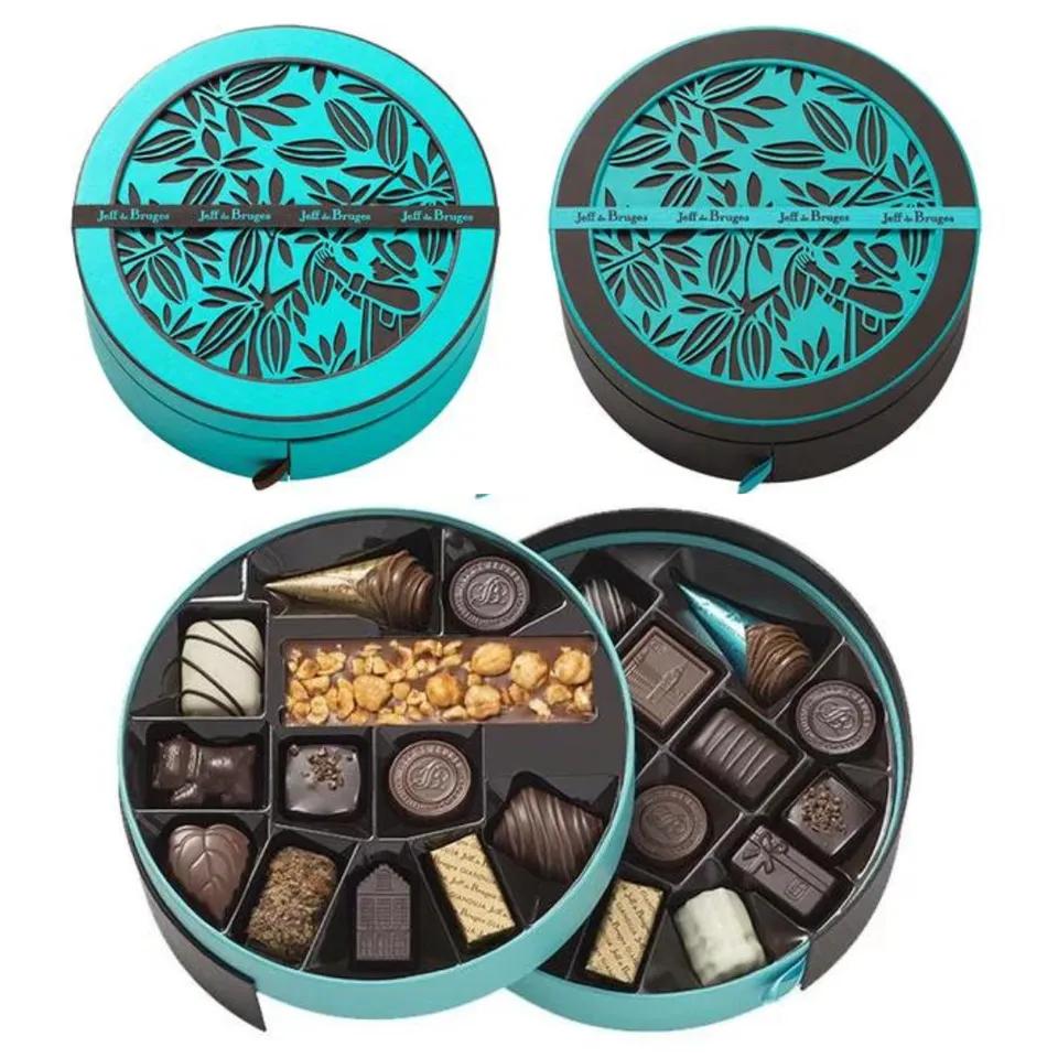 Boite ronde 26 chocolats assorti GM