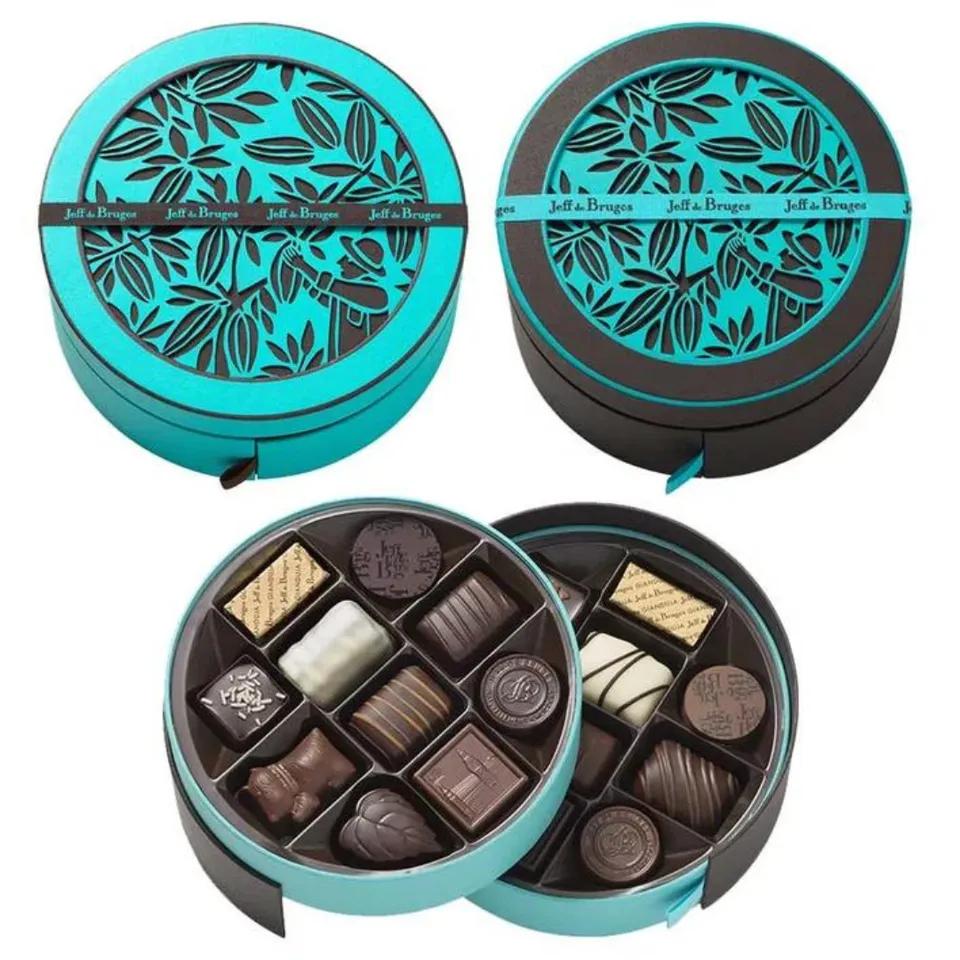Boite ronde 20 chocolats assortis PM
