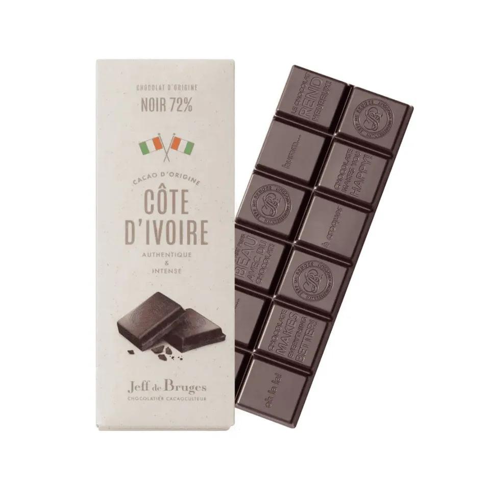Tablette Nº4 chocolat noir 7 de cacao Côte-d'Ivoire